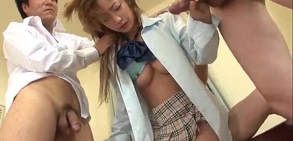  Sana Anzyu goes wild on cock during class hours